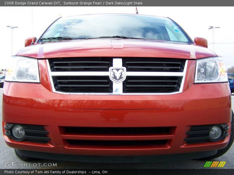 Sunburst Orange Pearl / Dark Slate/Light Shale 2008 Dodge Grand Caravan SXT