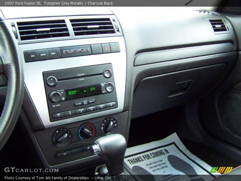 Tungsten Grey Metallic / Charcoal Black 2007 Ford Fusion SE