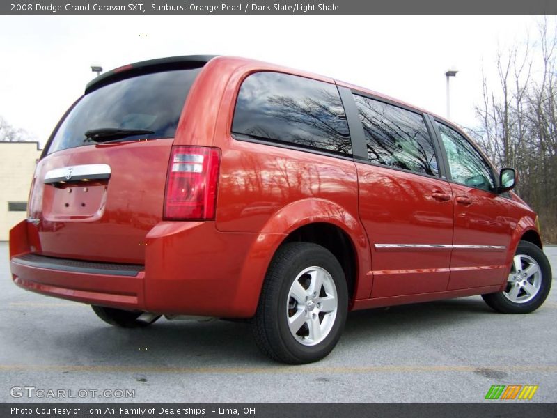 Sunburst Orange Pearl / Dark Slate/Light Shale 2008 Dodge Grand Caravan SXT
