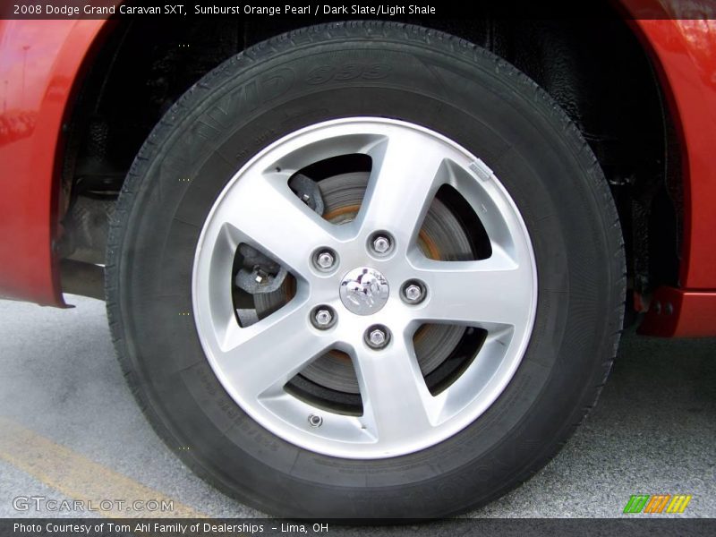 Sunburst Orange Pearl / Dark Slate/Light Shale 2008 Dodge Grand Caravan SXT