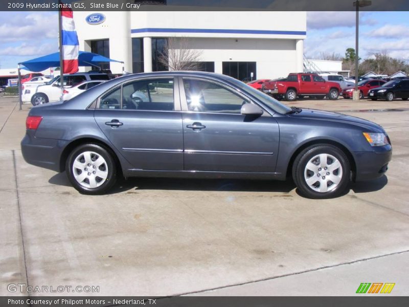 Slate Blue / Gray 2009 Hyundai Sonata GLS