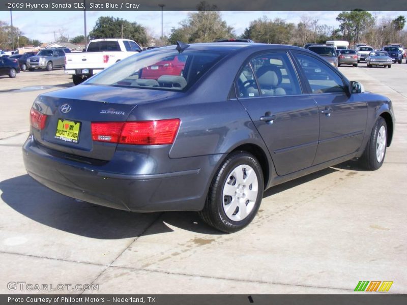 Slate Blue / Gray 2009 Hyundai Sonata GLS