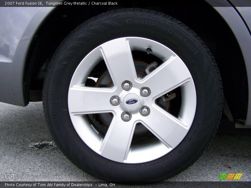 Tungsten Grey Metallic / Charcoal Black 2007 Ford Fusion SE