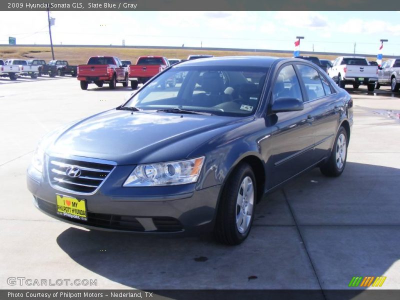 Slate Blue / Gray 2009 Hyundai Sonata GLS