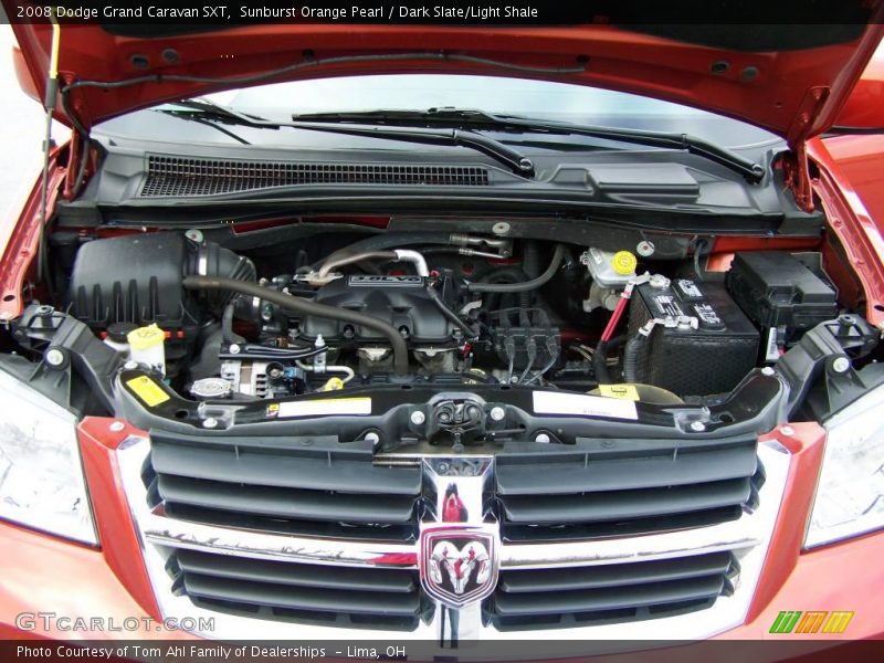 Sunburst Orange Pearl / Dark Slate/Light Shale 2008 Dodge Grand Caravan SXT