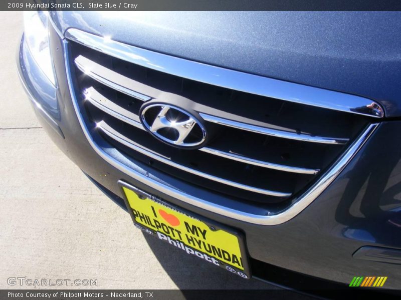 Slate Blue / Gray 2009 Hyundai Sonata GLS