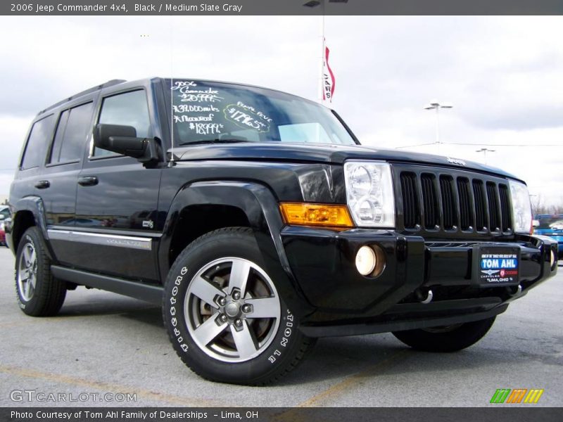 Black / Medium Slate Gray 2006 Jeep Commander 4x4