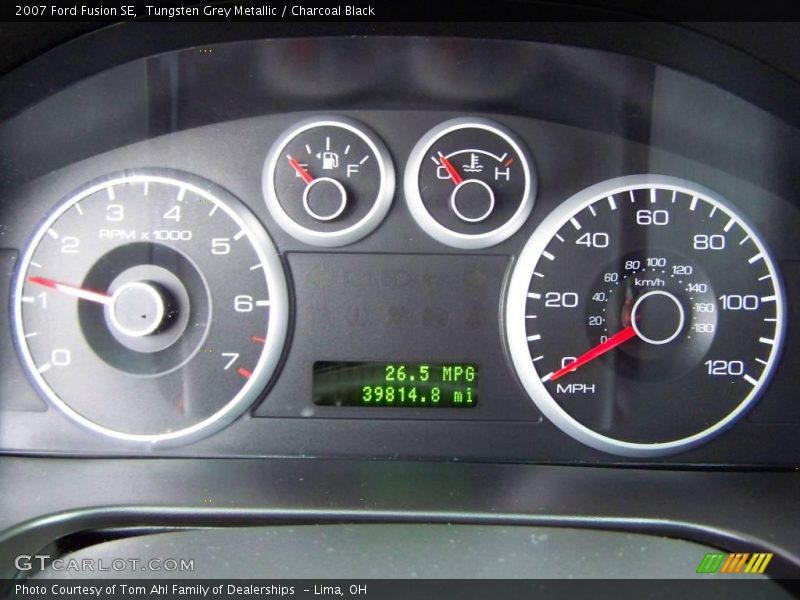 Tungsten Grey Metallic / Charcoal Black 2007 Ford Fusion SE