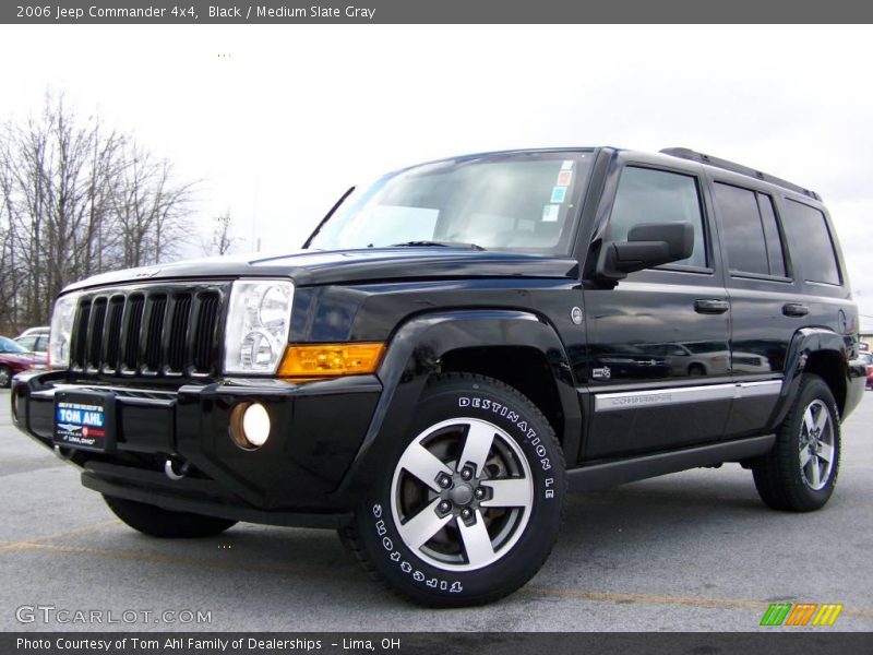 Black / Medium Slate Gray 2006 Jeep Commander 4x4