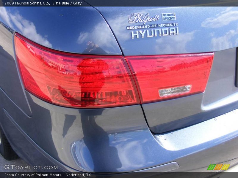 Slate Blue / Gray 2009 Hyundai Sonata GLS