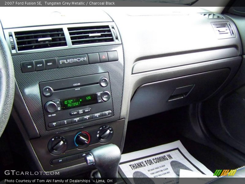 Tungsten Grey Metallic / Charcoal Black 2007 Ford Fusion SE