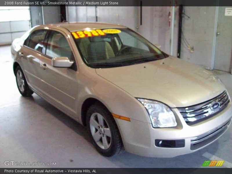 Smokestone Metallic / Medium Light Stone 2008 Ford Fusion SE V6
