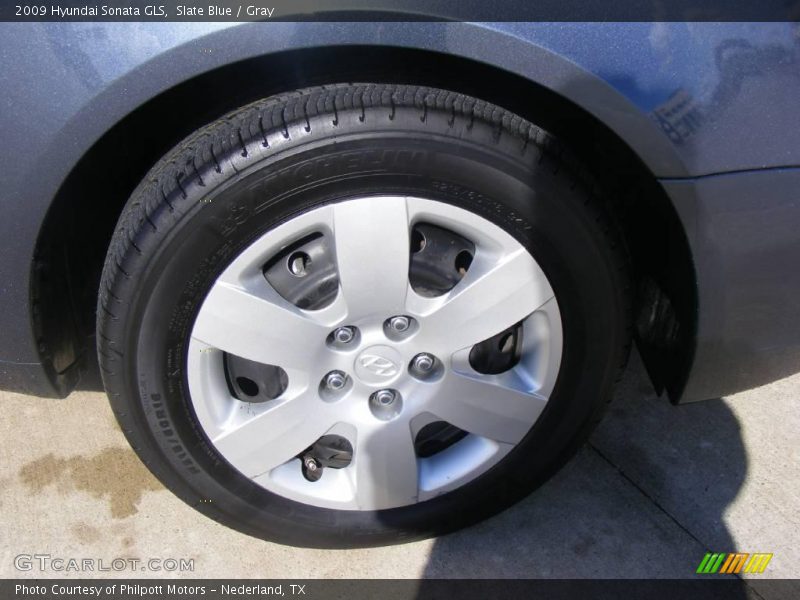 Slate Blue / Gray 2009 Hyundai Sonata GLS