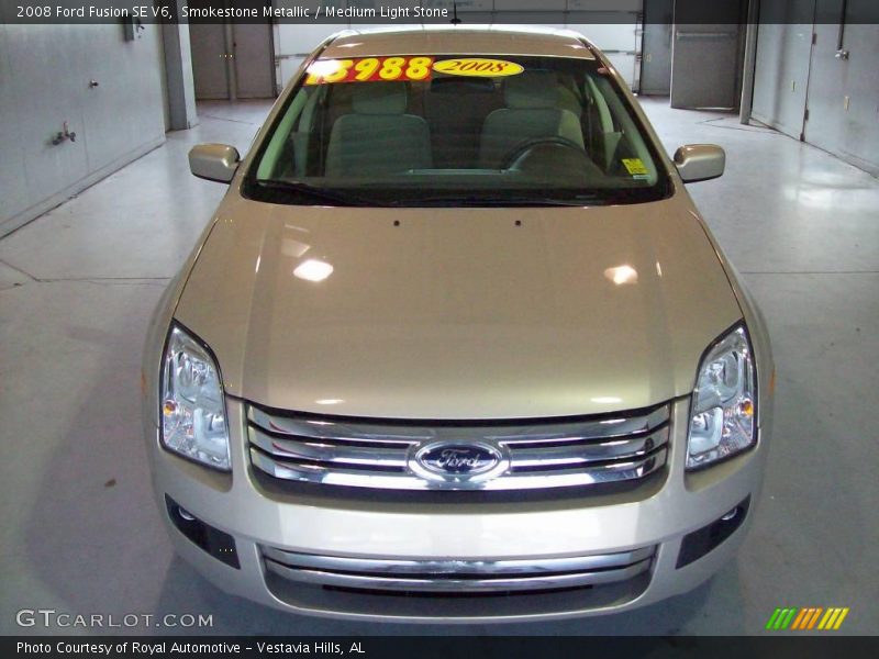 Smokestone Metallic / Medium Light Stone 2008 Ford Fusion SE V6
