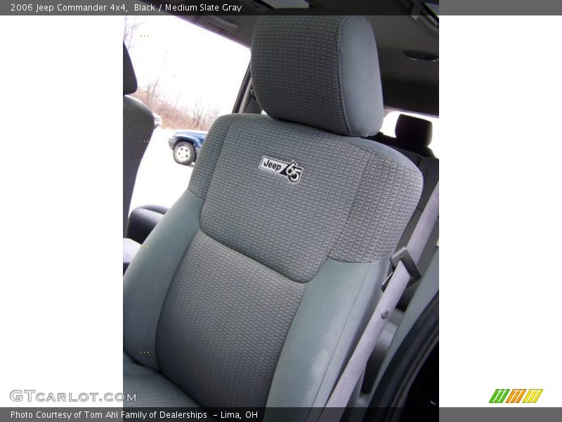 Black / Medium Slate Gray 2006 Jeep Commander 4x4