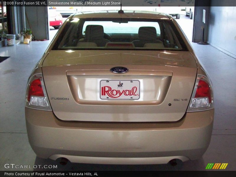 Smokestone Metallic / Medium Light Stone 2008 Ford Fusion SE V6