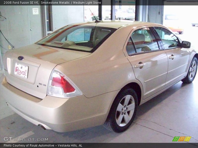 Smokestone Metallic / Medium Light Stone 2008 Ford Fusion SE V6