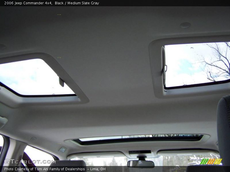 Black / Medium Slate Gray 2006 Jeep Commander 4x4