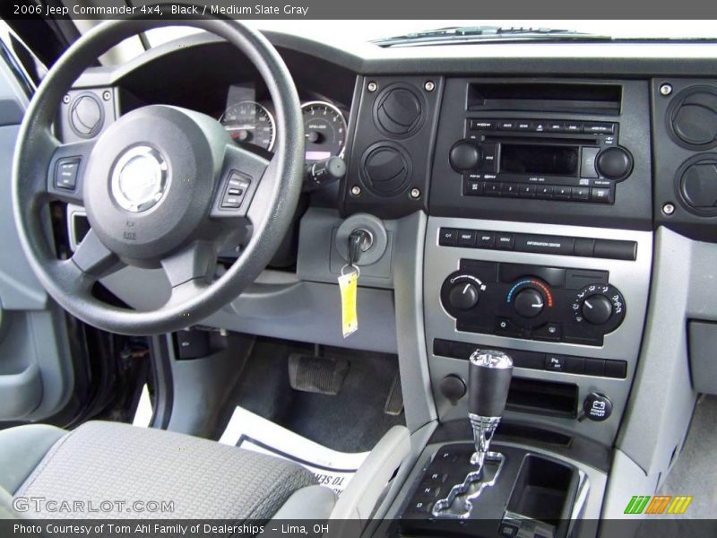 Black / Medium Slate Gray 2006 Jeep Commander 4x4