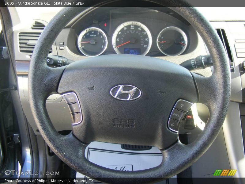 Slate Blue / Gray 2009 Hyundai Sonata GLS