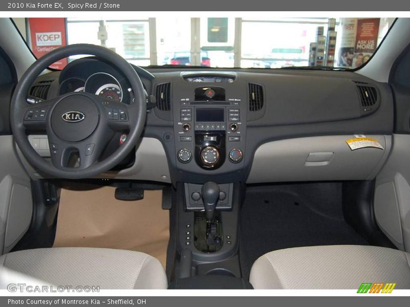 Spicy Red / Stone 2010 Kia Forte EX