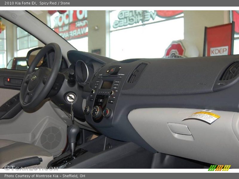 Spicy Red / Stone 2010 Kia Forte EX