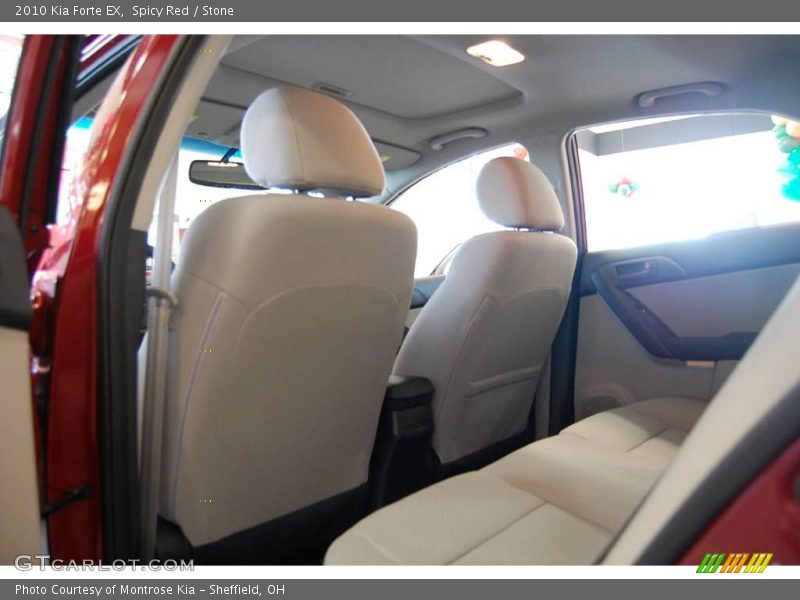 Spicy Red / Stone 2010 Kia Forte EX