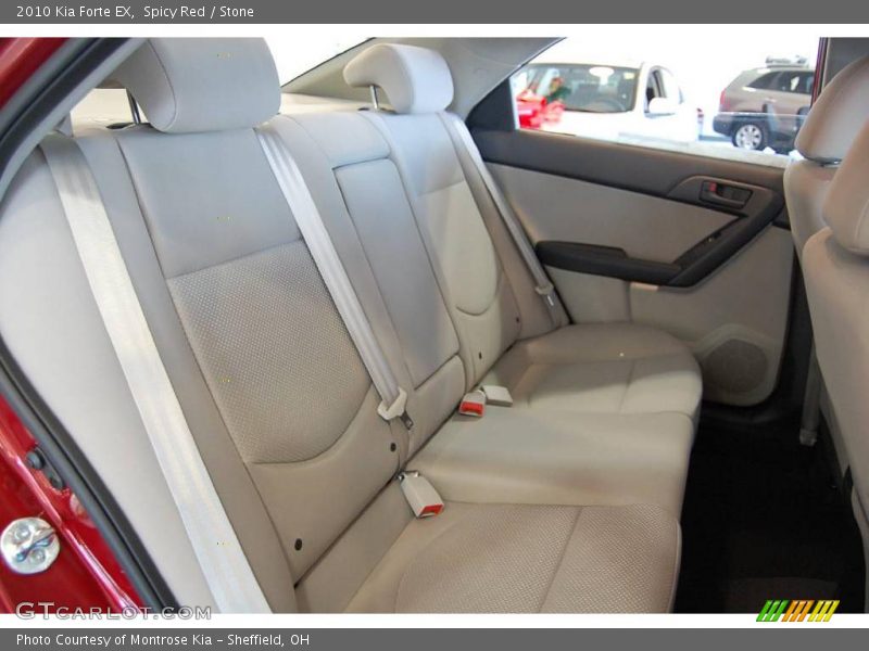 Spicy Red / Stone 2010 Kia Forte EX