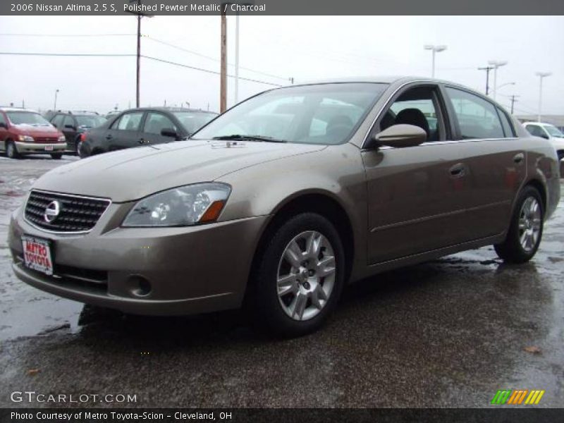 Polished Pewter Metallic / Charcoal 2006 Nissan Altima 2.5 S