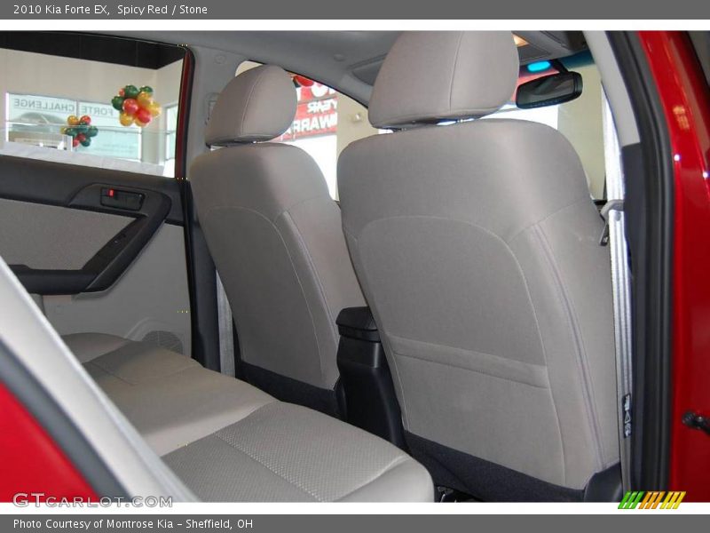 Spicy Red / Stone 2010 Kia Forte EX