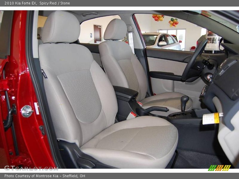 Spicy Red / Stone 2010 Kia Forte EX