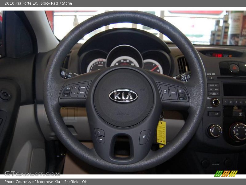 Spicy Red / Stone 2010 Kia Forte EX