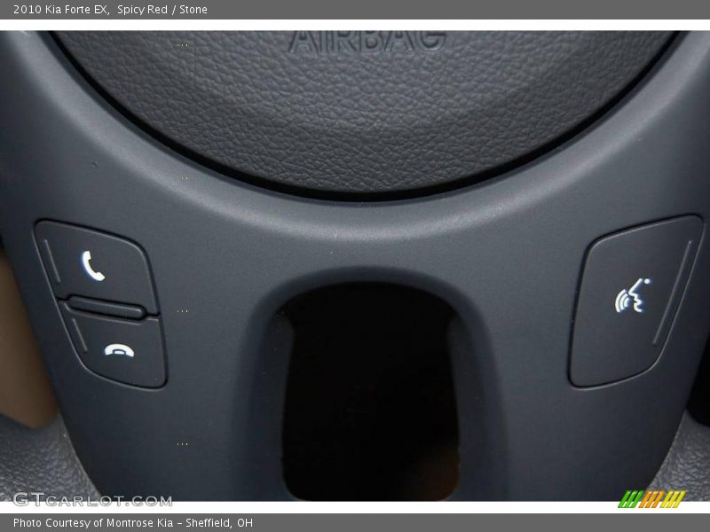 Spicy Red / Stone 2010 Kia Forte EX