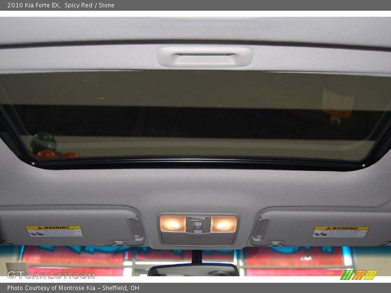 Spicy Red / Stone 2010 Kia Forte EX