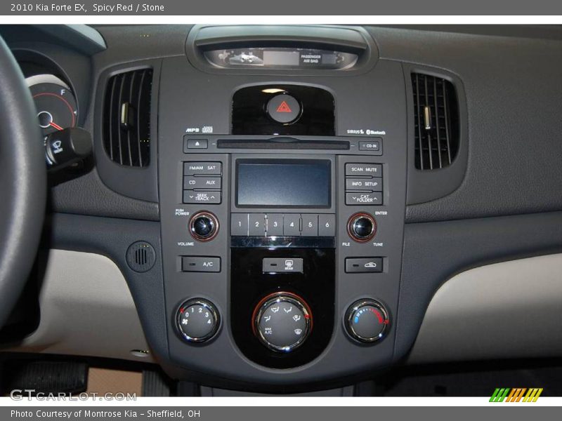 Spicy Red / Stone 2010 Kia Forte EX