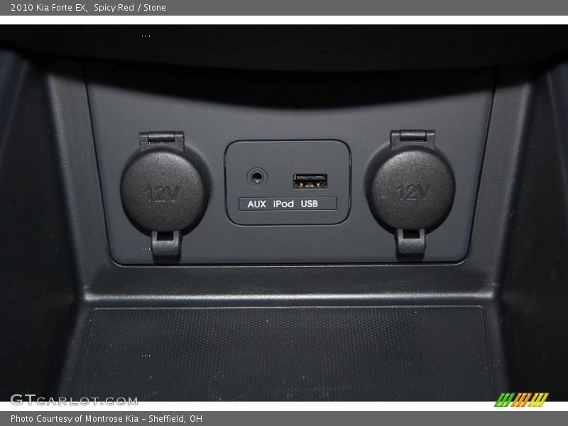 Spicy Red / Stone 2010 Kia Forte EX