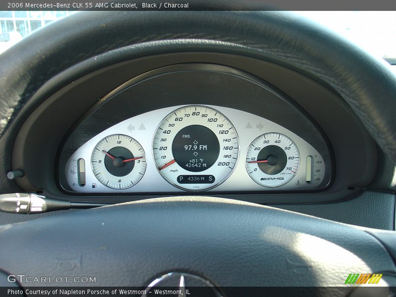Black / Charcoal 2006 Mercedes-Benz CLK 55 AMG Cabriolet