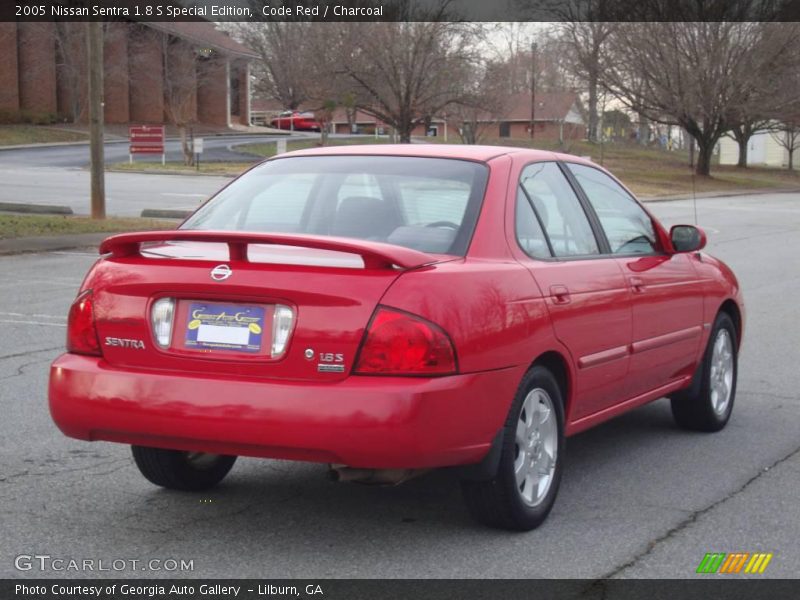 Code Red / Charcoal 2005 Nissan Sentra 1.8 S Special Edition