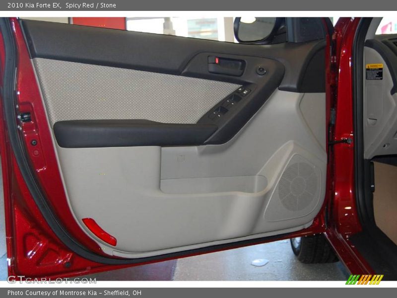 Spicy Red / Stone 2010 Kia Forte EX