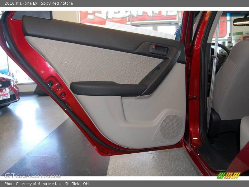 Spicy Red / Stone 2010 Kia Forte EX