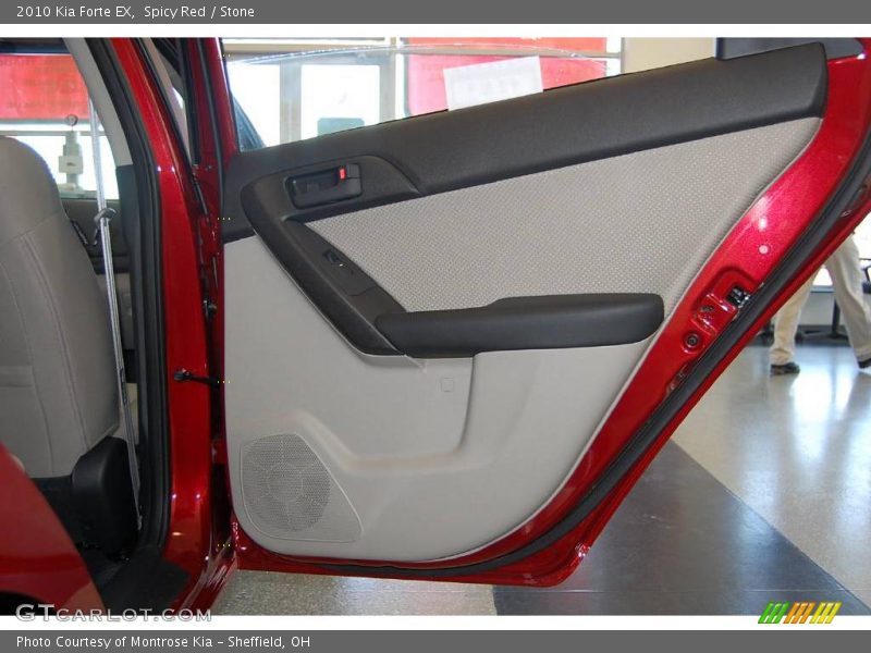 Spicy Red / Stone 2010 Kia Forte EX