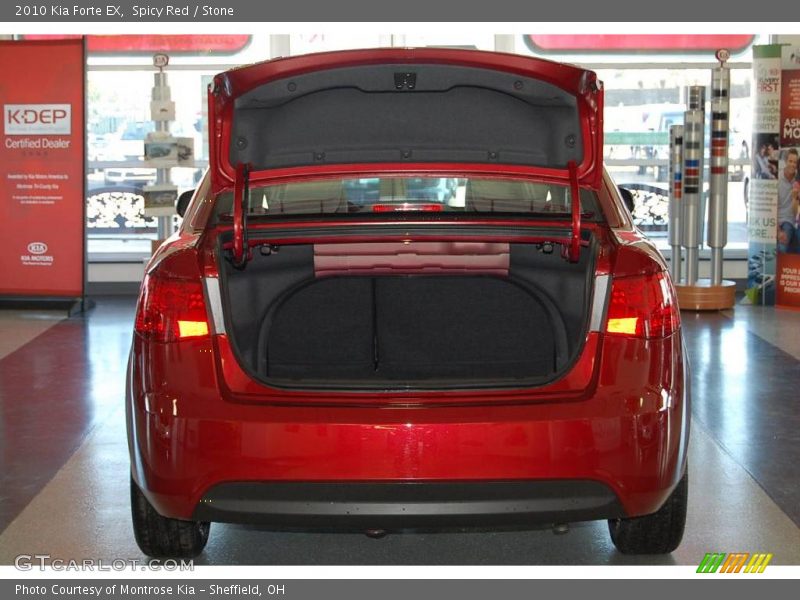 Spicy Red / Stone 2010 Kia Forte EX