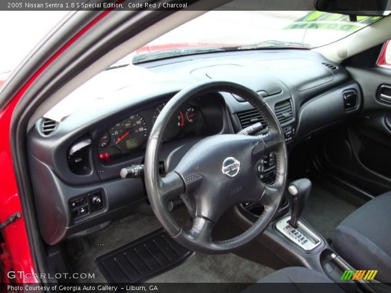 Code Red / Charcoal 2005 Nissan Sentra 1.8 S Special Edition