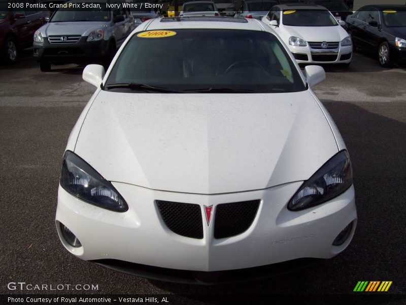 Ivory White / Ebony 2008 Pontiac Grand Prix Sedan