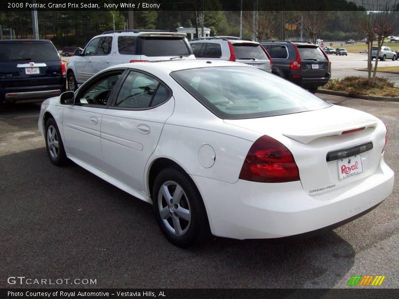 Ivory White / Ebony 2008 Pontiac Grand Prix Sedan