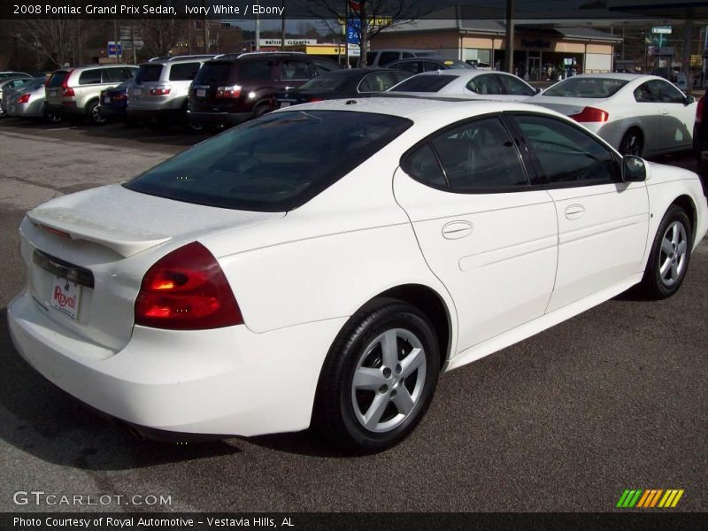 Ivory White / Ebony 2008 Pontiac Grand Prix Sedan
