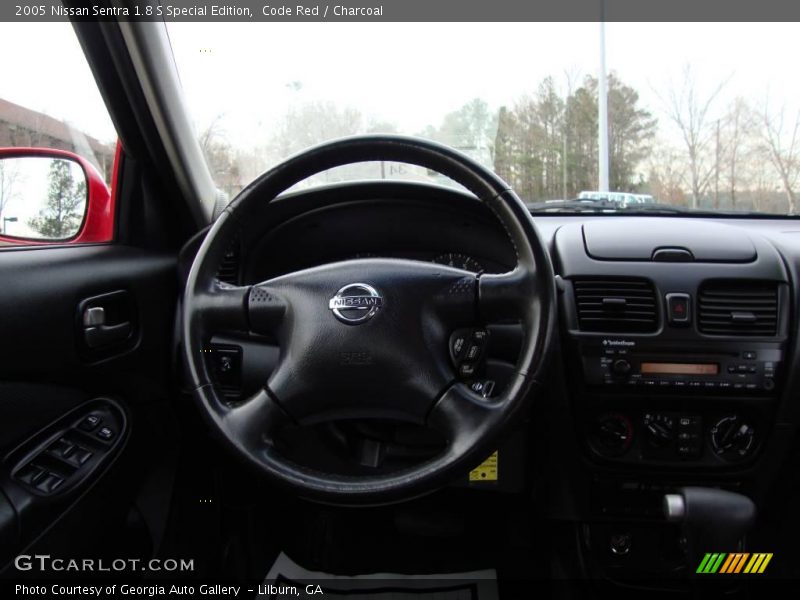 Code Red / Charcoal 2005 Nissan Sentra 1.8 S Special Edition