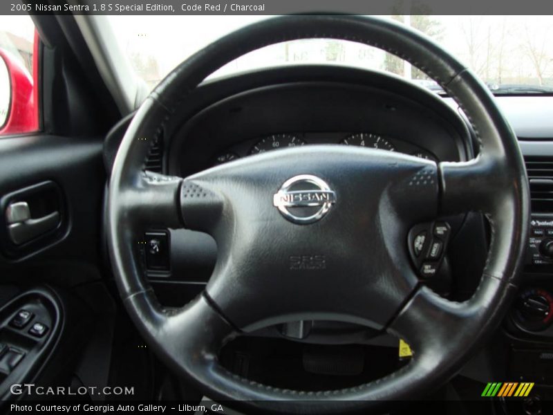 Code Red / Charcoal 2005 Nissan Sentra 1.8 S Special Edition