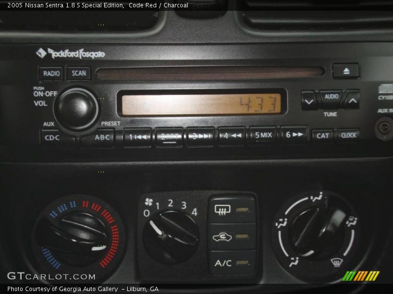 Code Red / Charcoal 2005 Nissan Sentra 1.8 S Special Edition
