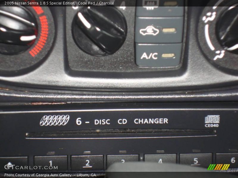 Code Red / Charcoal 2005 Nissan Sentra 1.8 S Special Edition